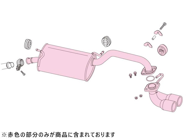 フジツボ マフラー A-K エーケー MR31S ハスラー NA 2WD R06A H26.1