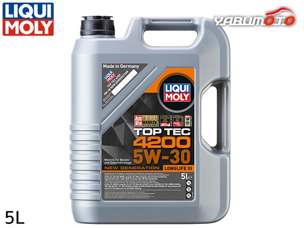 リキモリ エンジンオイル トップテック4200 5W30 5W-30 5L ACEA規格 C2