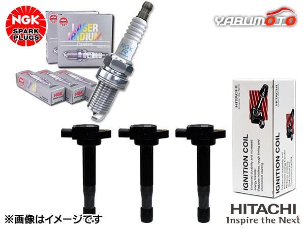 ラパンss NGK イリジュウムプラグ + NGKコイル 3個セット NGK ラパン HE21S スズキ イグニッションコイル RXプラグセット