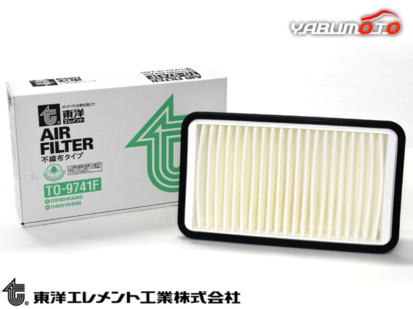 水質管理 JB23 ジムニー JB23W エアエレメント エアー フィルター クリーナー 東洋