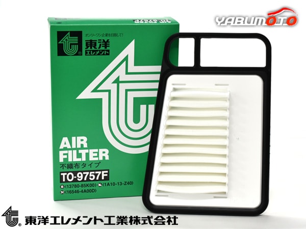 ラパン HE22S エアエレメント エアー フィルター クリーナー 東洋