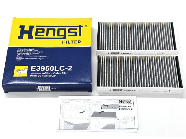 HENGST エアコンフィルター BMW E38 GF44 740i E983LC2 (5-21003) Hengst E4980LC Cabin Air Filter for BMW including G29