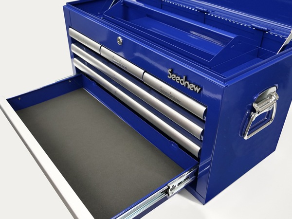 Seednew 工具箱 チェスト 青 ブルー 6段引出し S-R906B 工具 収納 整理