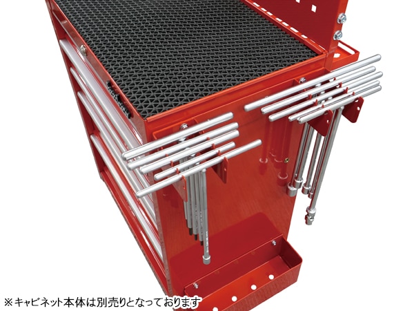 Seednew T型 レンチホルダー 赤 レッド YTB001-R キャビネット 収納