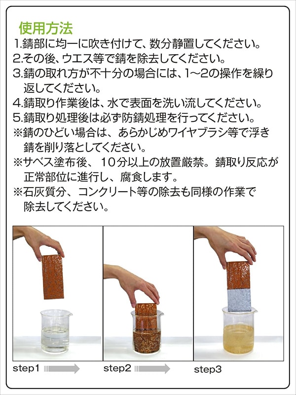 イチネンケミカルズ サベスSP 500 500ml 金属 錆取り NX694