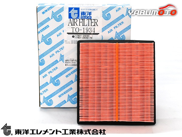 ヤリス MXPH14 エアエレメント エアー フィルター クリーナー 東洋