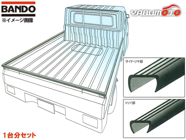 BANDO 軽トラ用 荷台パネルカバーR PC-R 汎用 ゲートプロテクター 1台