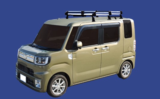 ハイゼットキャディー LA700V LA710V H28.6～R3.4 ルーフキャリア 6本 