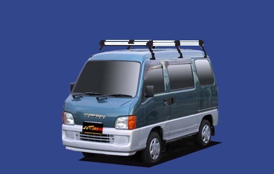 サンバーディアス TW1 TW2 H11.2～H19.6 ルーフキャリア 6本脚 