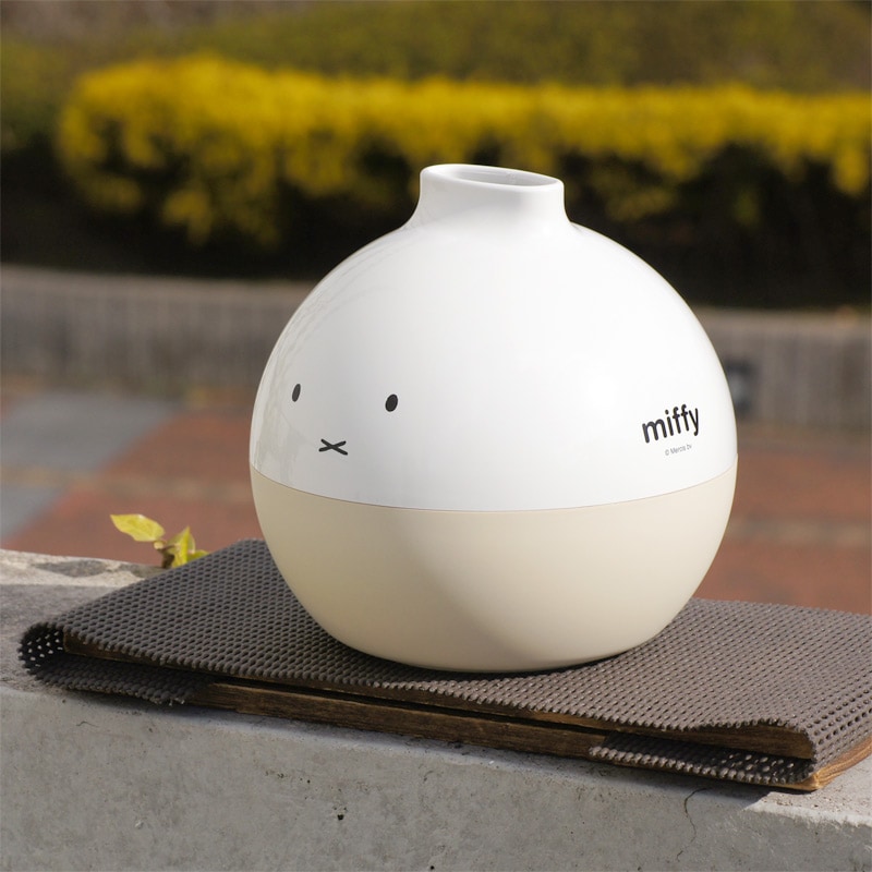 [138295] ミッフィー ペーパーポット ホワイト アイボリー ツートン  [miffy][Dick Bruna]