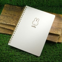 [EB380WH] �ߥåե��� �ե����� A5��󥰥Ρ��� �ۥ磻�� [miffy][Dick Bruna]