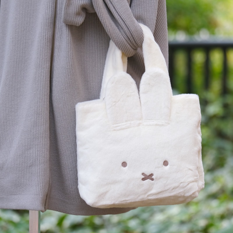 [MIFF-166C] ミッフィー ふかふかフェイストートバッグ [miffy][Dick Bruna]
