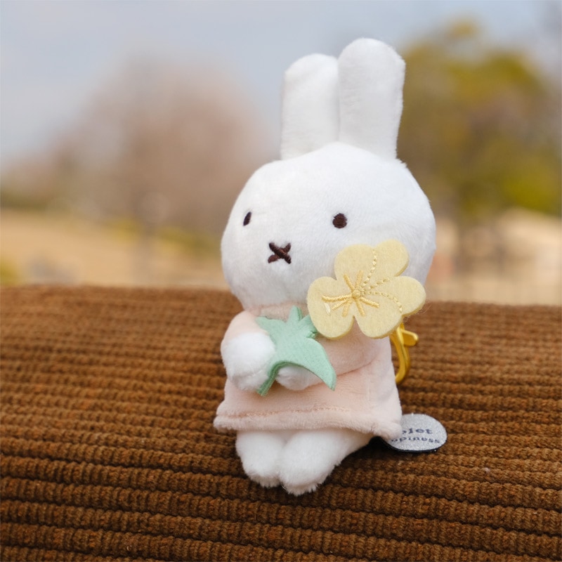 ミッフィー　ちょっこり　サンキューマスコット　4個　ちょっこりさん　お花 ぬいぐるみと一緒に花言葉をプレゼント。 気持ちを伝える
