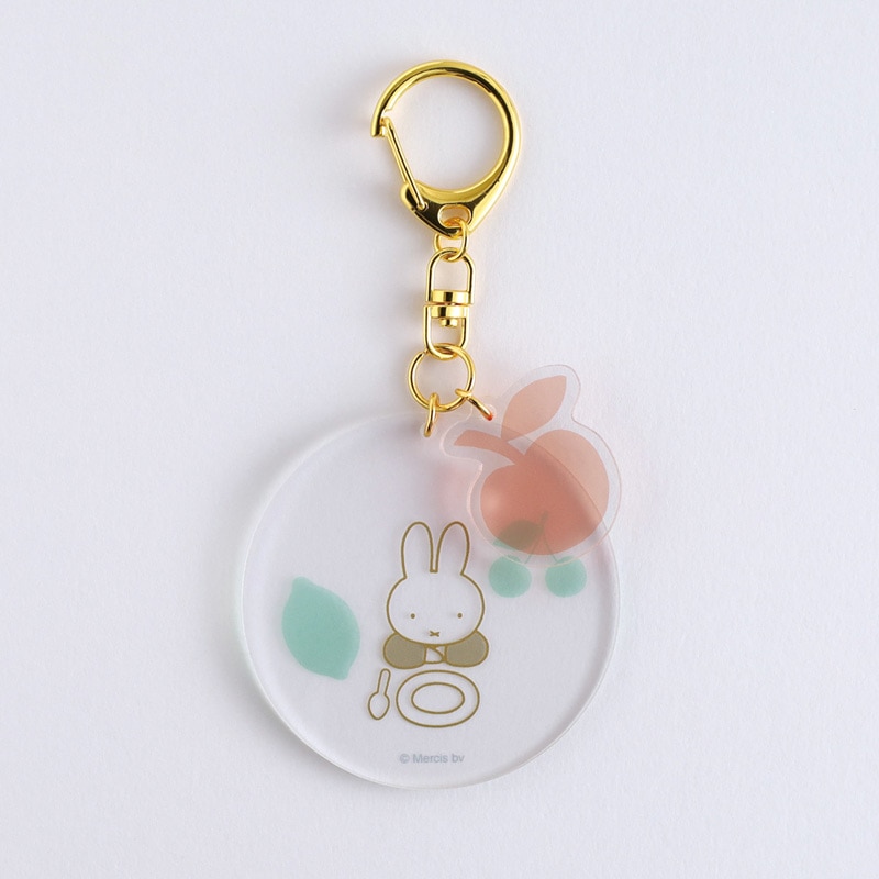[BM-407] ツインキーホルダー ミッフィー フルーツ [miffy][Dick Bruna]