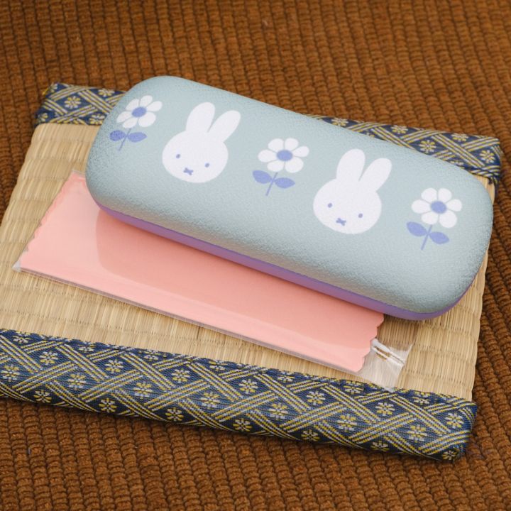 ミッフィー はんなりフラワー 眼鏡ケース グリーン [DBM-3342][miffy][Dick Bruna]