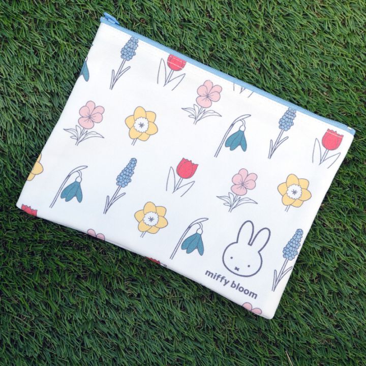 フラットポーチ ミッフィー ブルーム [MF-9683][miffy][Dick Bruna]