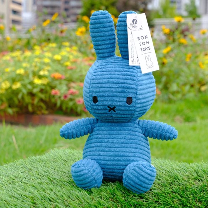 [BTT-001NS] コーデュロイミッフィー ぬいぐるみ 23cm ノース・シー [BON TON TOYS][Corduroy nijntje][miffy][Dick Bruna]