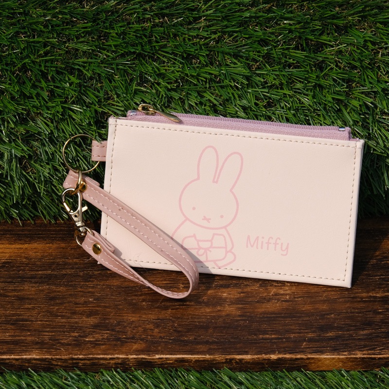 【希少】ミッフィー　文庫革　カードケース　フラワー　ミッフィー　※販売終了商品 希少】ミッフィー 文庫革 カードケース フラワー ミッフィー