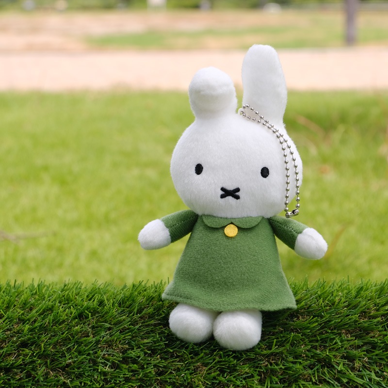 アクティブミッフィーマスコットキーチェーン miffy Flower Dress マスコットキーチェーン|【ぬいぐるみの
