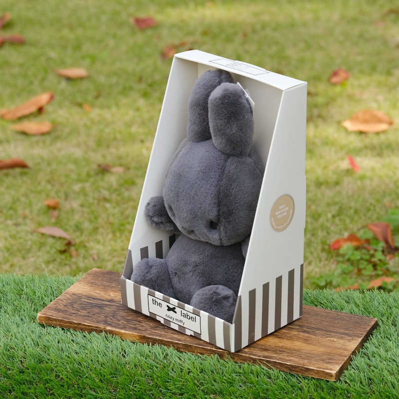 [BTT-045GY] ���������ߥåե��� 23cm ���ե�BOX ���졼 [BON TON TOYS][miffy][Dick Bruna]