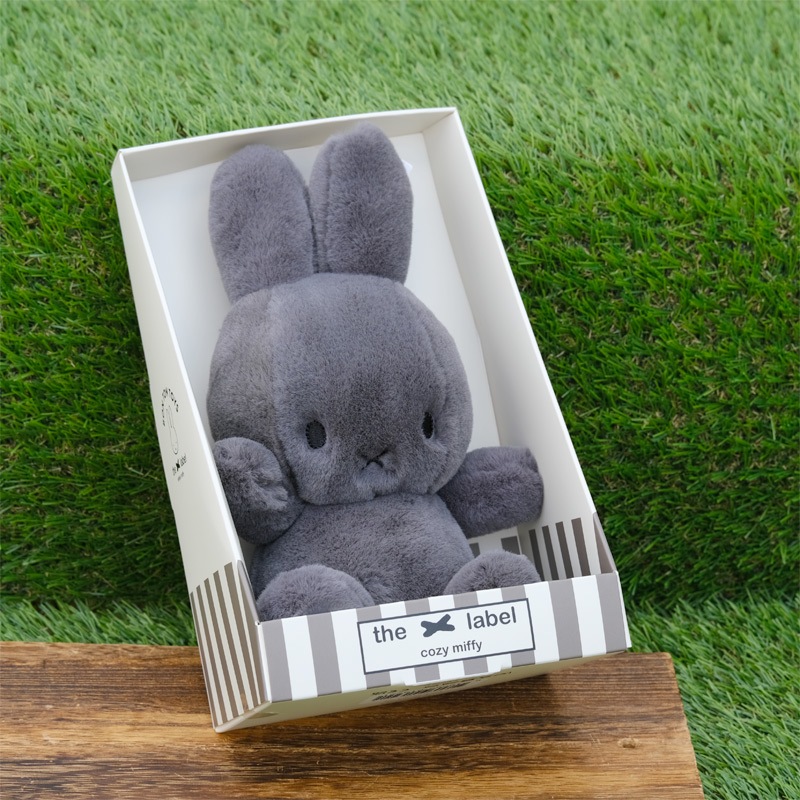 [BTT-045GY] ���������ߥåե��� 23cm ���ե�BOX ���졼 [BON TON TOYS][miffy][Dick Bruna]