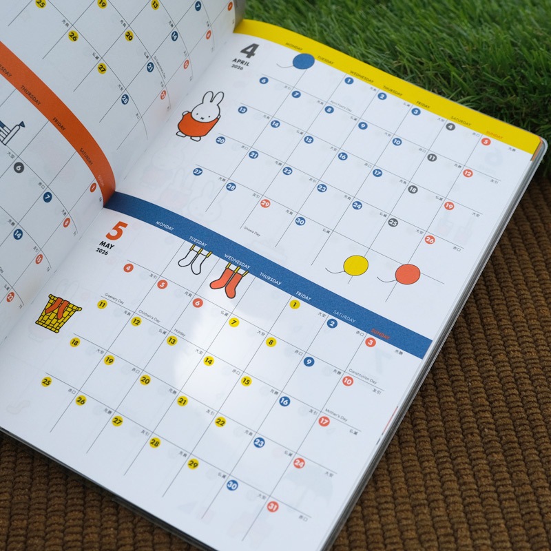 ǥå֥롼 2026 塼Ρ A5  ɥ١ ޥ󥹥꡼ߥ˥ޥ󥹥꡼ [09BD-5S][miffy][Dick Bruna]