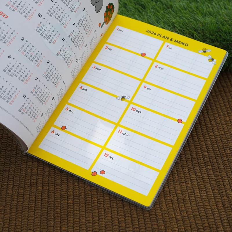 ǥå֥롼 2026 塼Ρ A5  ܥ꡼ ޥ󥹥꡼ߥ˥ޥ󥹥꡼ [08BD-5I][miffy][Dick Bruna]