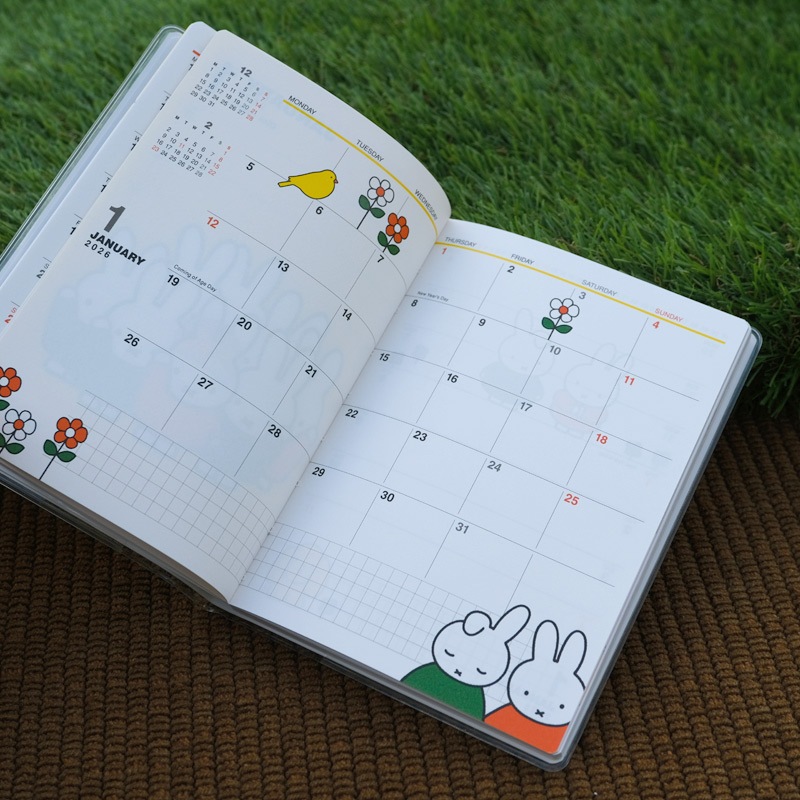 ǥå֥롼 2026 ꡼ A6 ԥ ޥ󥹥꡼꡼ [02BD-1P][miffy][Dick Bruna]