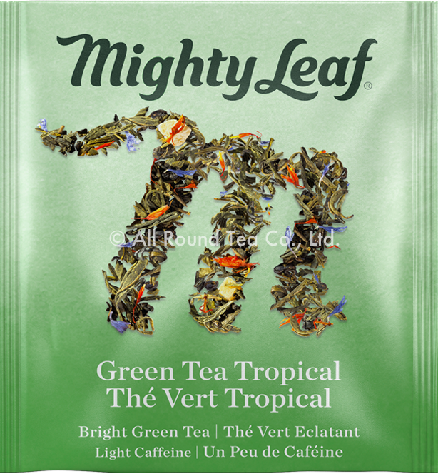 グリーンティートロピカル | 業務用商品,ティーパウチ,緑茶 | Mighty Leaf