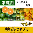 【南三重産】マルチ秋みかん_家庭用2Sサイズ_10kg箱入〜秋の定番♪〜