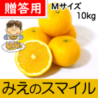 【南三重産】みえのスマイル_贈答用Mサイズ_10kg入〜新しい三重御浜の味！〜