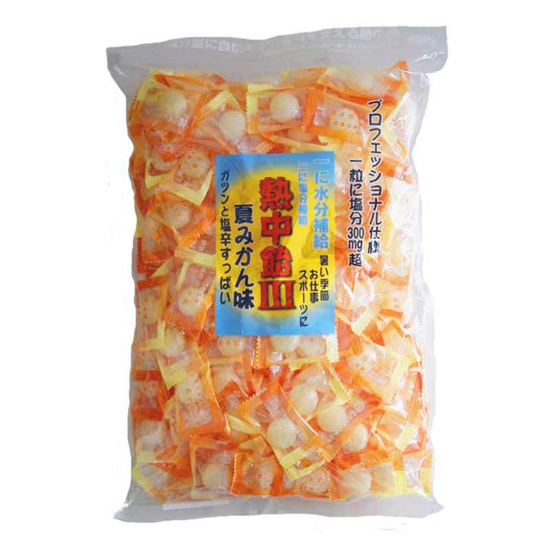 井関食品 熱中飴3 夏みかんタブレット620g 業務用 熱中対策 塩