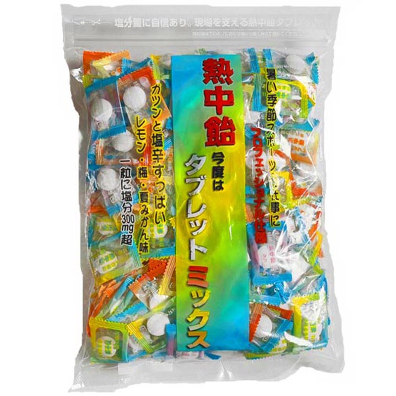 井関食品 熱中飴 タブレット ミックス 620g (３種 約200粒) たのめーる】井関食品 熱中飴タブレット ミックス 業務用 620g 1