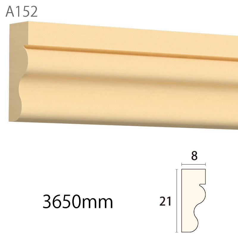 A152WCO：サンメント ［21×8］ 3650mm （ホワイトチェリーオーク