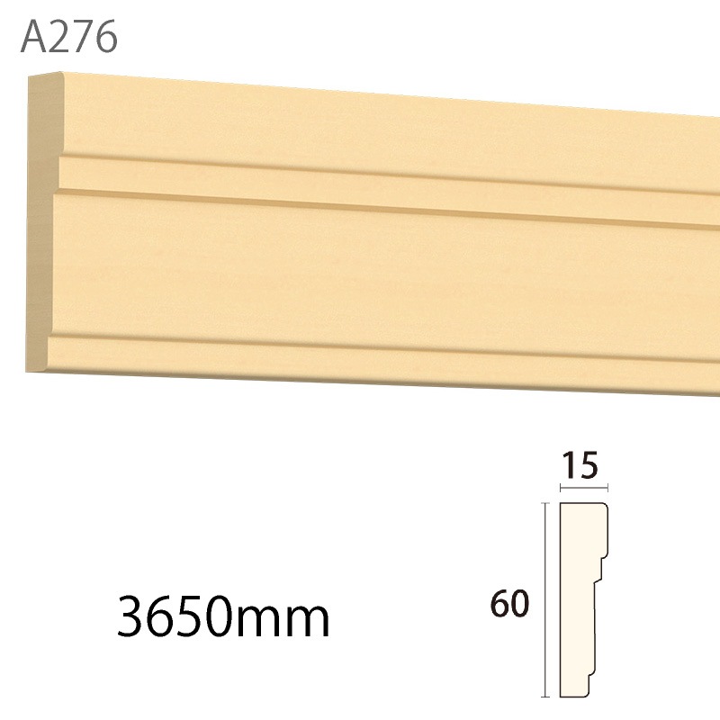 A276WCO：サンメント ［60×15］ 3650mm （ホワイトチェリーオーク