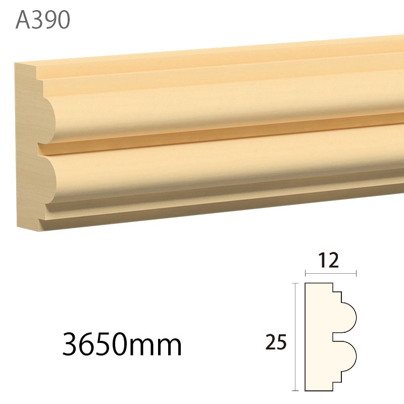 みの A390WCO：サンメント ［25×12］ 3650mm （ホワイトチェリーオーク