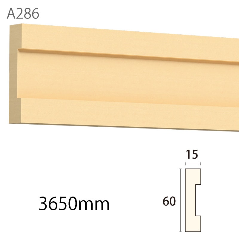A286WCO：サンメント ［60×15］ 3650mm （ホワイトチェリーオーク