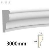 FL163L 3���ե쥭������� ��40��15�� 3000mm��PVC��