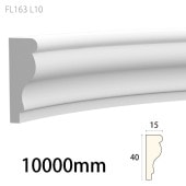 FL163L10���ե쥭������� ��40��15�� 10000mm��PVC��