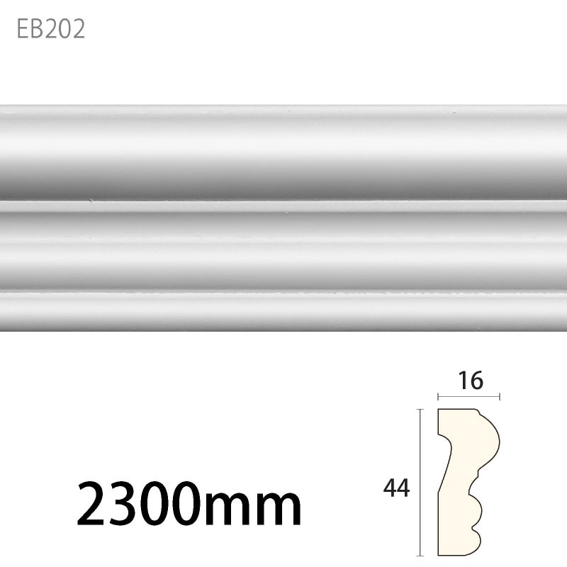 EB202：エレガンスPU製 ［44×16］ 2300mm │ みはしプロ（みはし株式会社）