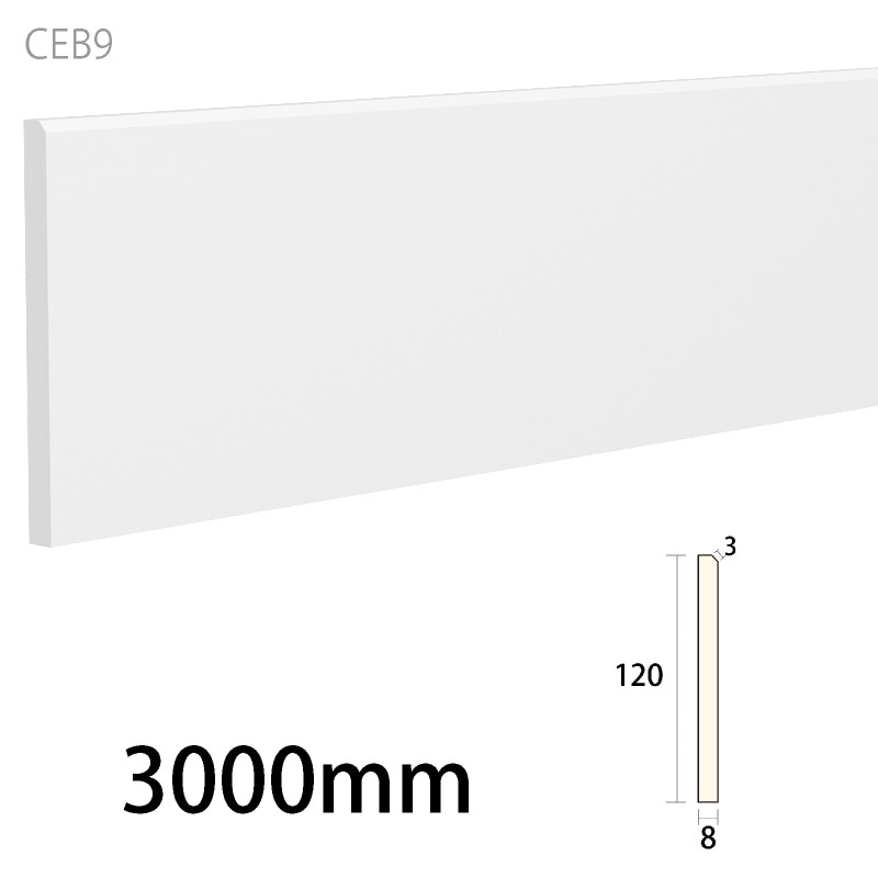 CEB 9：サンメントセラCE ［120×8］ 3000mm （人工木材） 【別途梱包