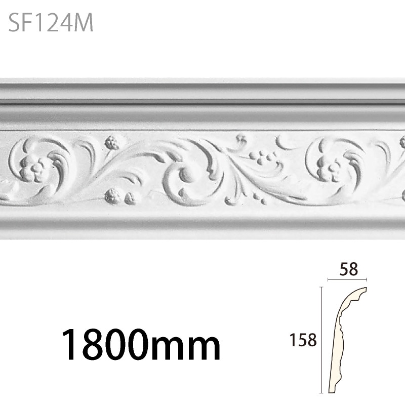 SF124M：サンファジー ［158×58］ 1800mm（GRG） 【別途梱包配送費