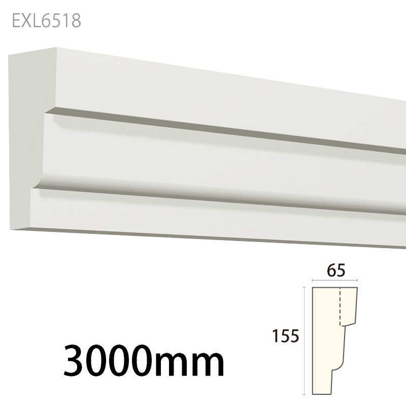 EXL6518 ：サンメントセラEXL ［155×65］ 3000mm （不燃材） 【別途
