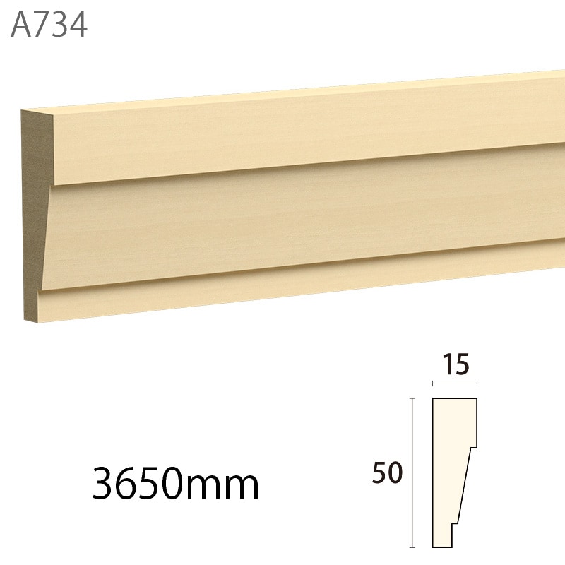 A734AY：サンメント ［50×15］ 3650mm （アユース） ※サンメントレイワ
