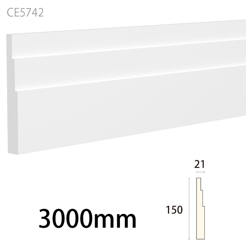CE5742：サンメントセラCE ［150×21］ 3000mm （人工木材） 【別途梱包