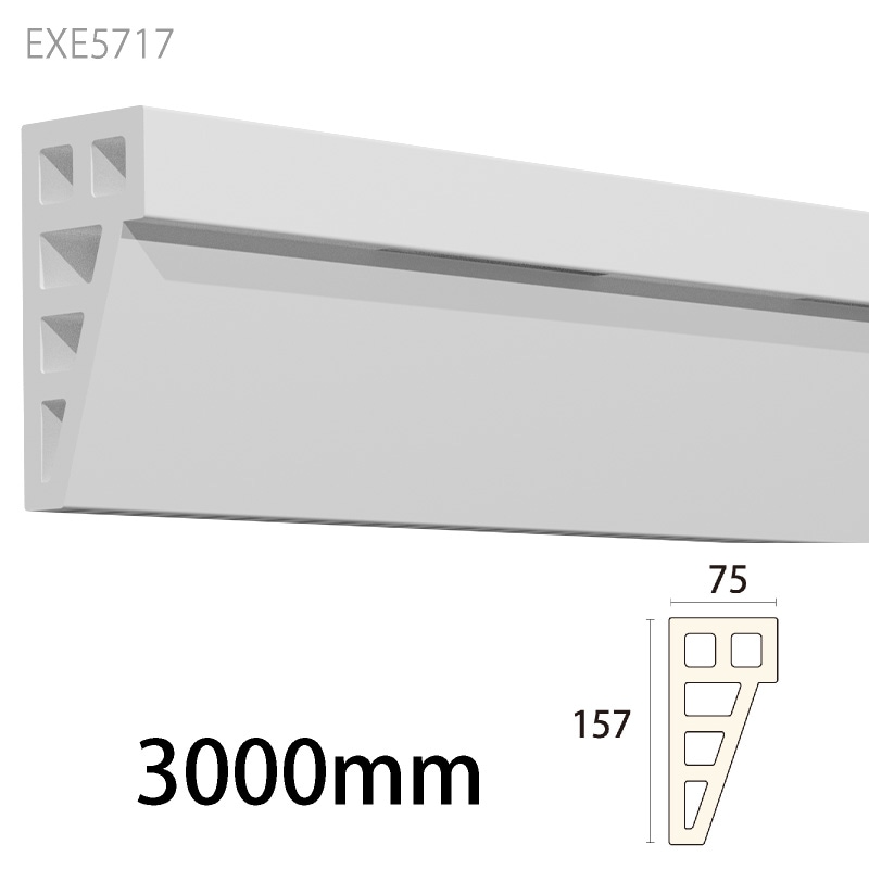EXE5717 ：サンメントセラEXE ［75×157］ 3000mm （不燃材） 【別途