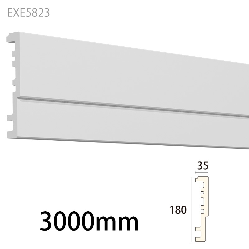 EXE5823 ：サンメントセラEXE ［180×35］ 3000mm （不燃材） 【別途