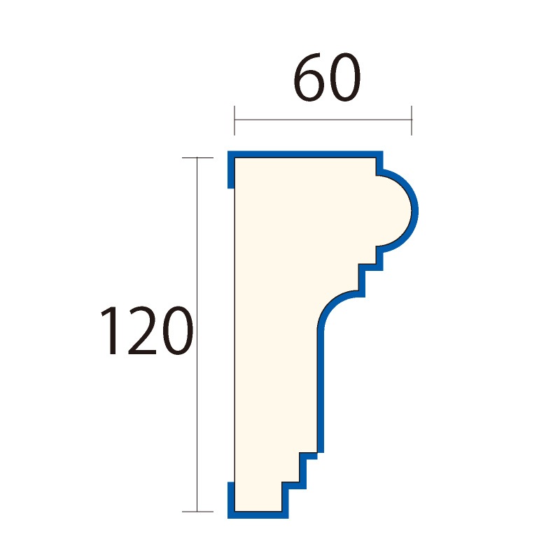 WR196**：木製ハイラップ ［120×60］ 3600mm │ みはしプロ（みはし