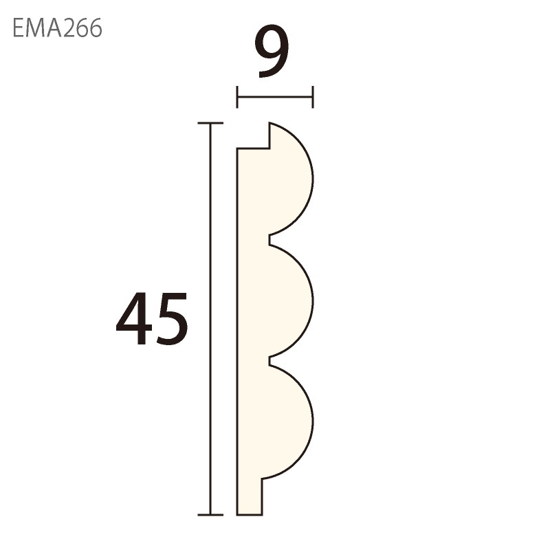 EMA266BN�����󥨥Х⡼�� ��45��9�� 2400mm��BN��