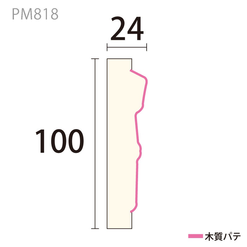 PM818���ѥ����⡼��ǥ��� ��100��24�� 3600mm��AY��